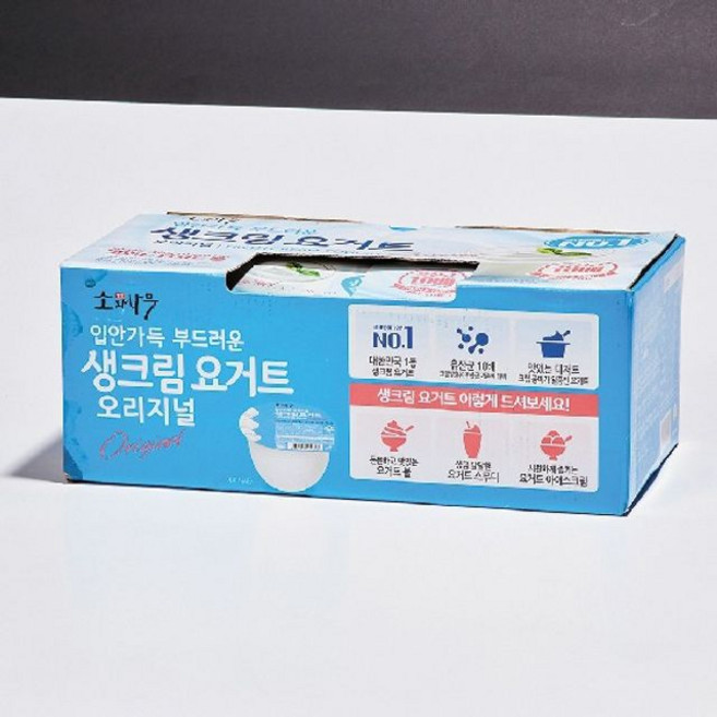 소와나무 생크림 요거트, 85g, 16개