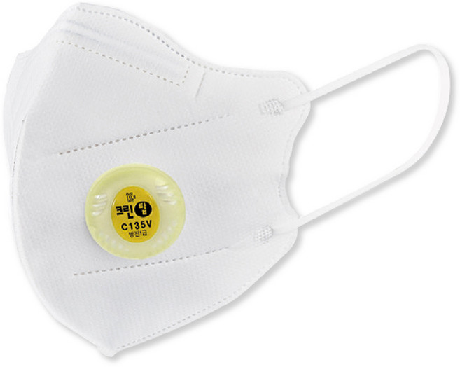 크린탑 1급방진마스크 10p C135V, 1개