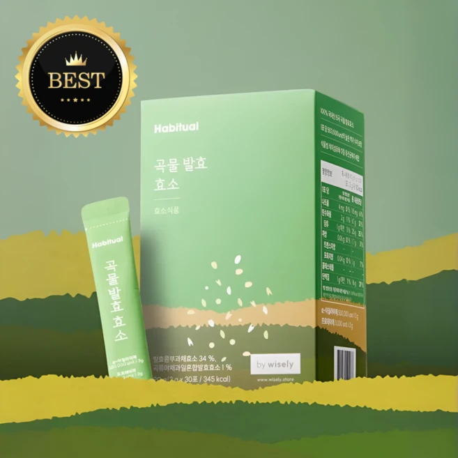 [정품] [MD/Pick] 소화불량 장건강 다이어트 하루한포 곡물발효 효소 503 000 unit, 90g, 1박스 - 쿠팡