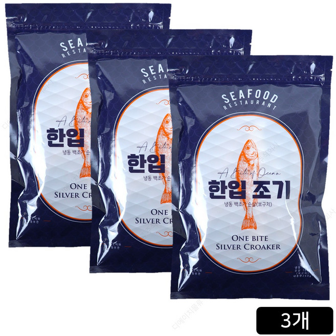 [홈쇼핑] 박정수 올바른가 자연산 한입 조기, 3개, 260g(20토막)