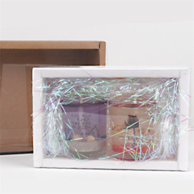 라보드최 투명뚜껑 선물박스 예쁜선물포장, 화이트 - 8.5x8.5