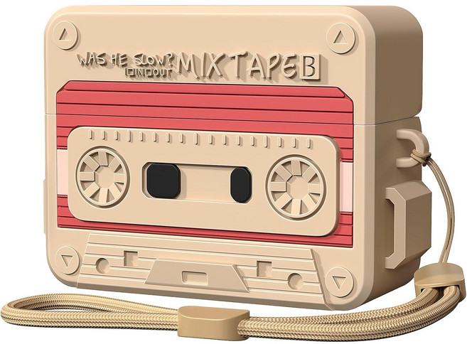 에어팟 프로3 충격방지 범퍼케이스, 에어팟 프로 2세대/1세대, 1개, 시나몬 파우더