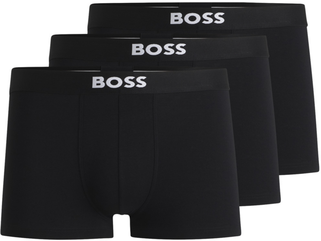 [공식][휴고보스] 3PACK 스트레치 코튼 트렁크