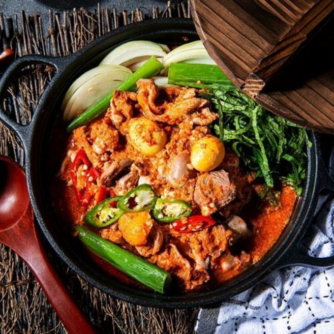 [옛날 그 얼큰한 맛] 100% 국내산 닭내장으로 만든 닭내장 전골 야채 불포함, 600g, 2개