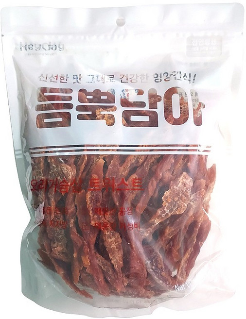 헤이데이 듬뿍담아 오리가슴살 육포간식, 1개, 800g, 오리가슴살트위스트
