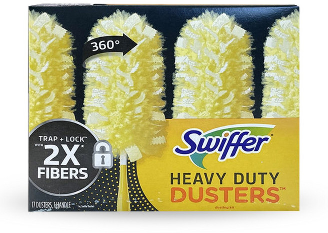 SWIFFER 헤비듀티먼지청소포 핸들+ 청소포17매 SWIFFER DUSTERS KIT 17CT