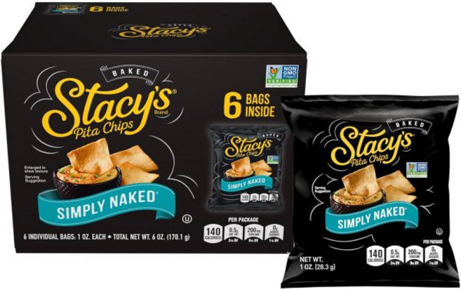 Stacy's 과자 칩 스테이시의 심플리 네이키드 베이글 7온스 가방, 1 온스 (6팩), 1개