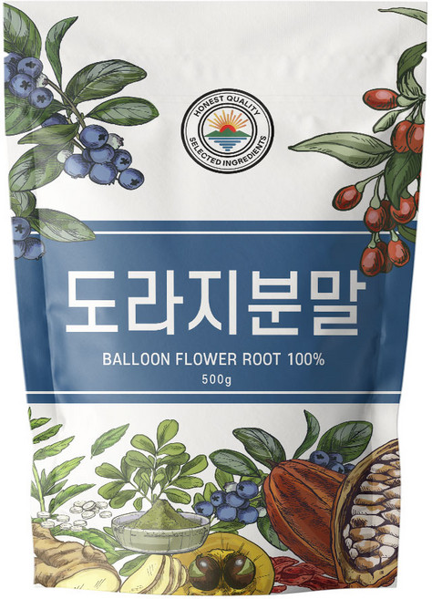 해나식품 도라지 분말 가루 국산, 500g, 1개