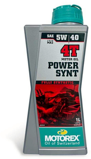 Motorex 機車油 1公升, 1個, POWER SYNT 5W40