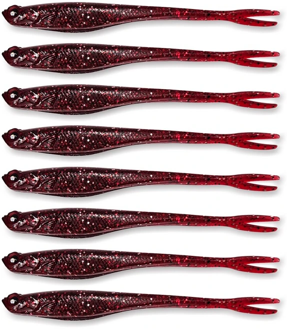 히트페이스 대용량 파워새드웜 5.0, 8개, 7g, 레드펄 - 쿠팡