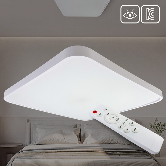 YK LED 슬림시스템 방등 60W 플리커프리 안방등 엘이디전등 조명교체, 디밍, 디밍 방등 60W