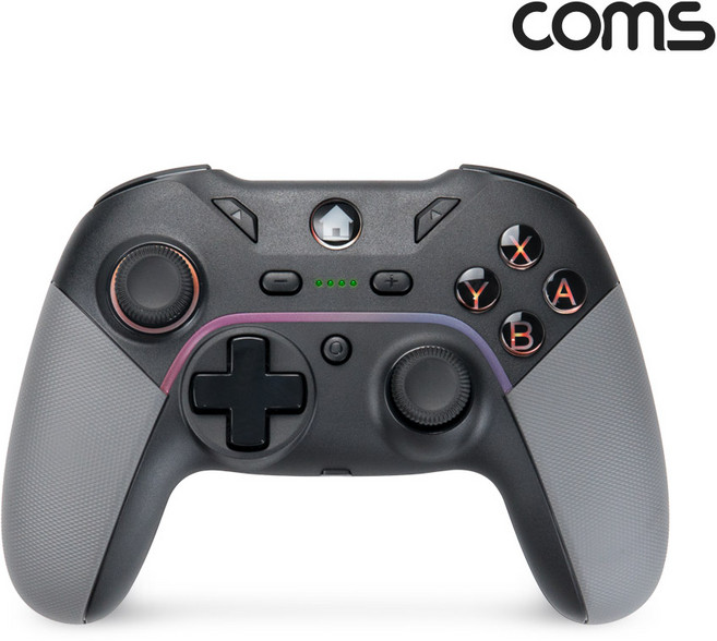 [TG200] Coms 올인원 블루투스 게임패드 무선 유선 USB 충전식 스위치 PC 데스크탑 노트북 모바일 안드로이드 컨트롤러, 1개