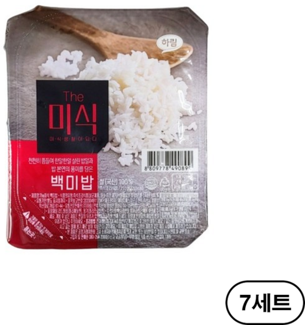 더미식 백미밥 200g, 210g, 42개