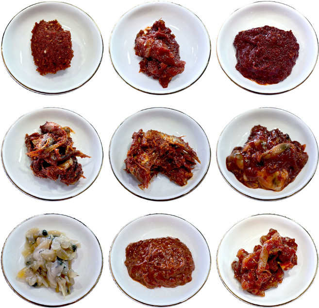 곰소할매집 젓갈모음 500g 밥도둑 무침젓갈 낙지젓 비빔낙지젓 오징어젓 꼴뚜기젓 청어알젓 갈치속젓 조개젓 등 [원산지:상세설명에 표시], 13.토하젓500g, 1개