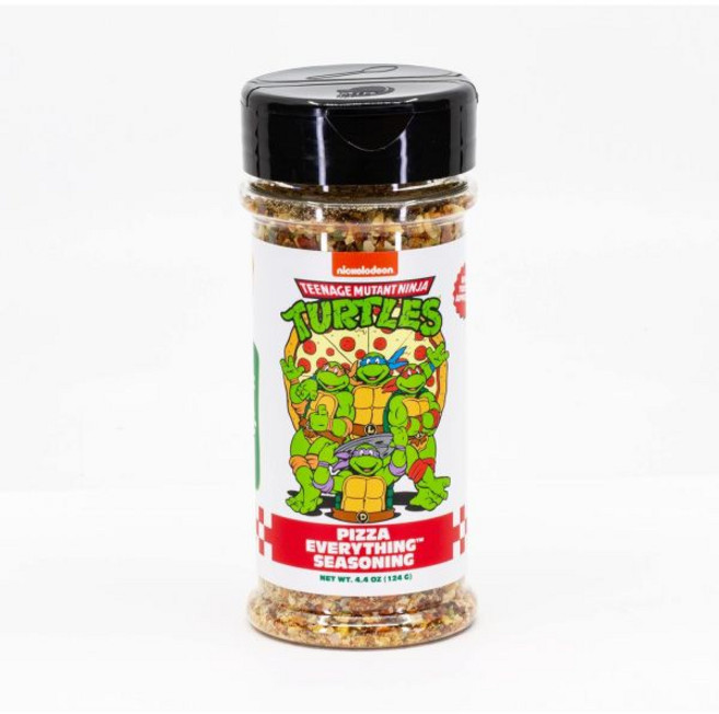 Teenage Mutant Ninja Turtles 치즈 파우더 가루 틴에이저 뮤턴트 닌자 터틀 파마산 TMNT 피자 파티 시즈닝 TNMT 캔스터 셰이커 액세서리 8온스 재료, 피자 시즈닝