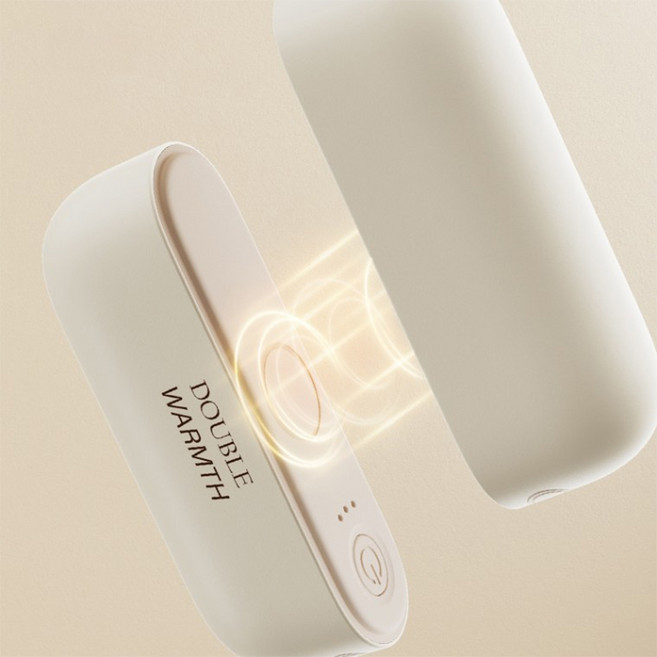 듀얼손난로 보조배터리 휴대용 전기핫팩 충전식 손난로 10000mAh, A401_블랙