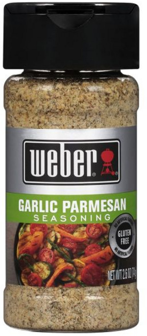 Weber 시즈닝 가루 양념 웨버 로스트 마늘 2.75온스 셰이커, 갈릭 파르메산, 1개