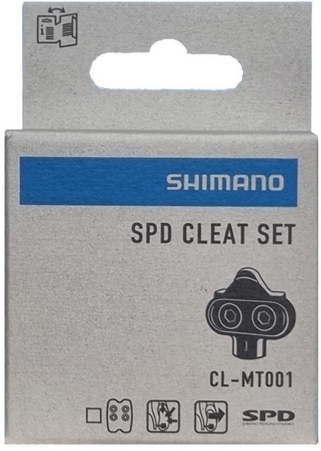 [시마노]CL-MT001 다방향 체결 방식 MTB용 페달 클리트 자전거신발/부품, 1세트, 블랙