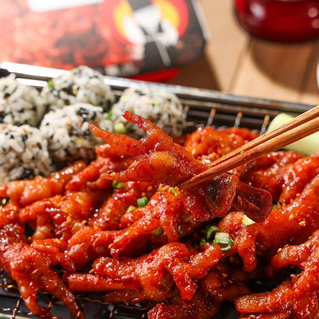 [저세상푸드] 직화 튤립닭발 300g x 2팩, 2개