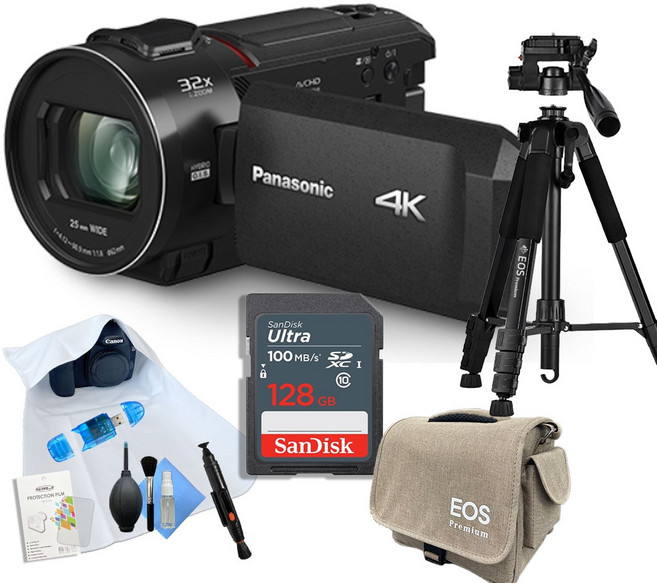 [포토리뷰이벤트] 파나소닉 컴팩트 4K 캠코더 HC-VX3 + 프리미엄 삼각대 패키지 128GB