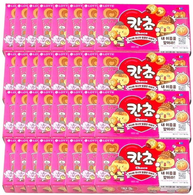 롯데 칸쵸 오리지널 54g X 32 개입 박스 (소), 32개