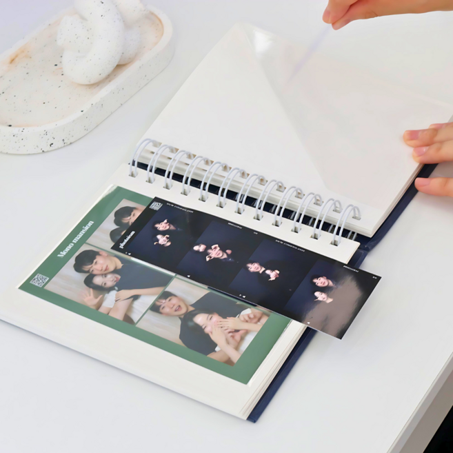 포토메모리 붙이는 접착식 인생 네컷앨범, 딥 오션 네이비