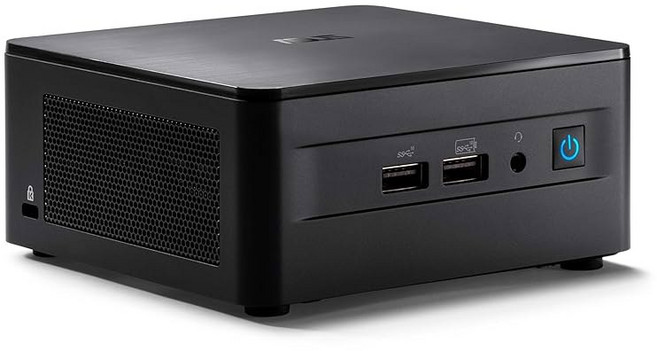 ASUS NUC 12 PRO 베어본 데스크톱 메모리 PC(인텔 코드 운영 I5-1250P 인텔 VPRO 코어 그래픽 체제 UHD + 없음 없음) 전원