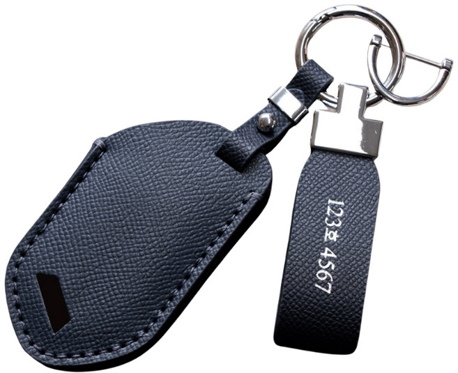 (무료각인)트니르 기아 호환 신형 더뉴 쏘렌토mq4 스포티지 카니발 페이스리프트 k5 k8 ev3 ev6 차 키케이스 가죽 키링 차량용품 키홀더, 기아R타입(9버튼), 다크네이비