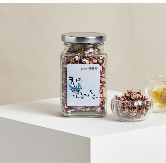 [몸사랑] 유기농 수제덖음 벚꽃차(100% 국산), 1개, 1개입, 10g