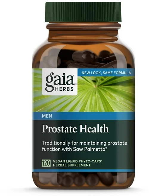 미국 가이아 허브 Gaia Herbs Prostate Health 프로스테이트 헬스 리퀴드 피토 캡슐, 1개, 120정 - 쿠팡