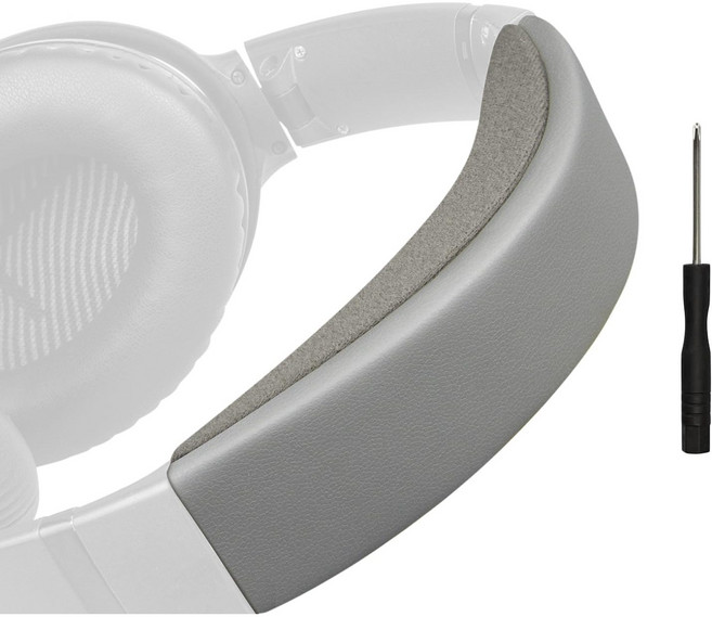 SOULWIT 교체용 헤드밴드 패드 키트 - 호환 모델 보스 QC35 & QuietComfort 35 II 헤드폰 - 간편 DIY 설치 1개, Silver