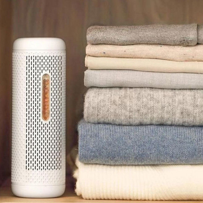 디어마 휴대용 차량용 무선 미니 옷장 제습기 순환사용, 1개