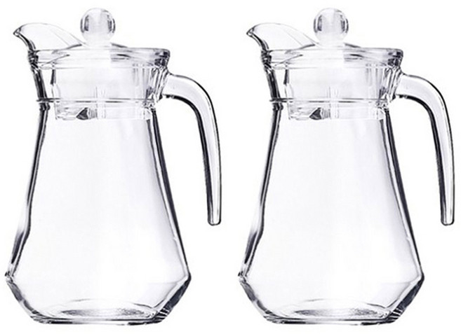 루미낙 아크저그 유리물병 1리터 2개세트, 단품, 1L, 2개