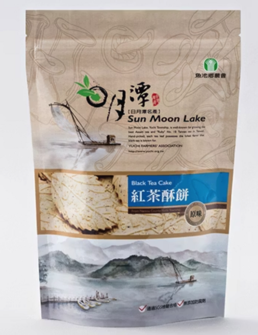 魚池鄉農會 紅茶酥餅, 100g, 1個