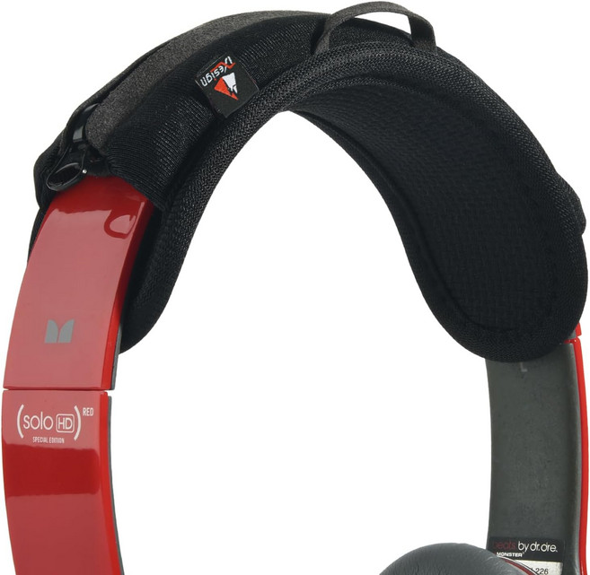 TXEsign 범용 교체용 헤드밴드 쿠션 패드 커버 보호대 ATH M50X QC 35i35ii QC25 Solo 2Solo 3 Studio 23 헤드폰검정색 3076212, Black, 블랙