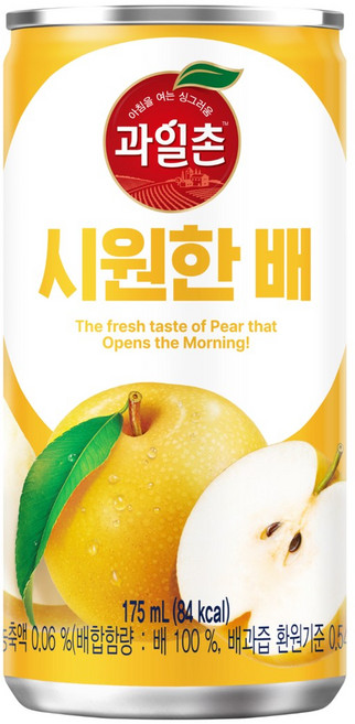과일촌 시원한 배, 60개, 175ml