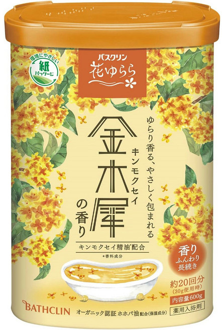 바스크린 금목서향 600g 일본 입욕제, 1개