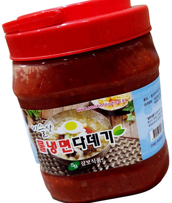 삼보식품 물냉면다데기 2kg 대용량 업소용 물냉면다데기 다데기