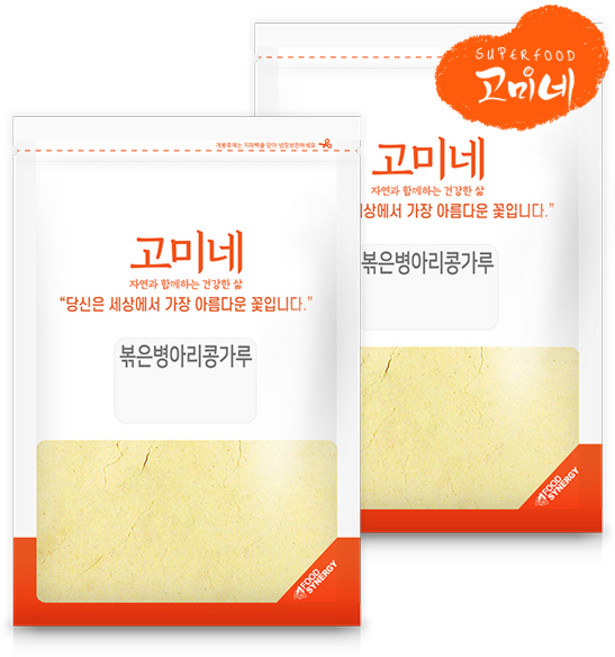고미네 볶은 병아리콩가루, 2개, 500g
