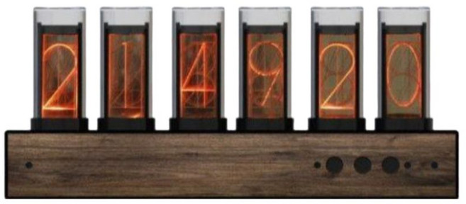 닉시관시계 베젤 무소음 탁상 조명형 탁상용 진공관시계