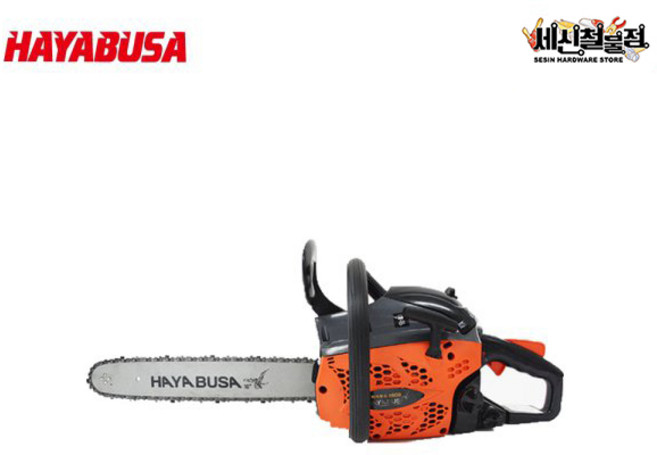HAYABUSA 하야부사 엔진톱 H4600 벌목용 체인톱 기계톱 동력체인톱 전기톱 16인치 41CC, 1개