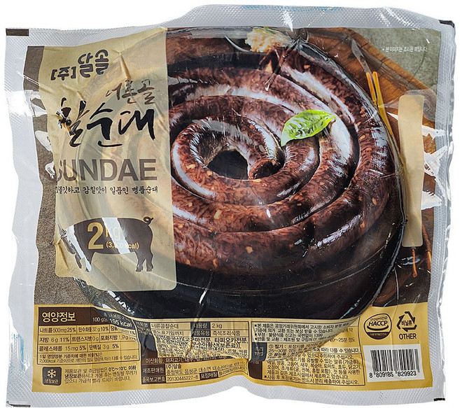 너른골 찰순대, 6개, 2kg