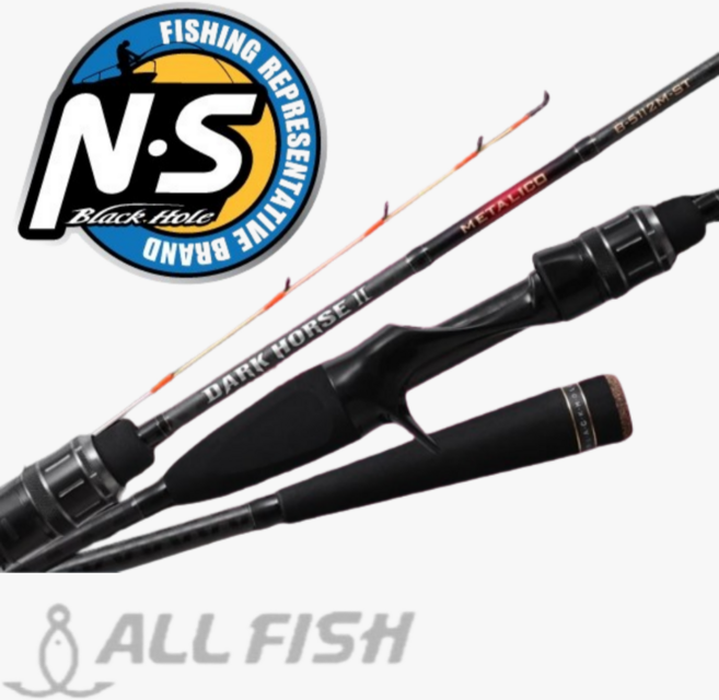 NS 다크호스2 메탈리코 한치낚시대 오모리그 오모리 로드 한치대 이카메탈 엔에스, B-662M-ST(베이트)