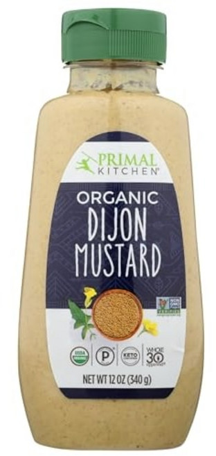 프라이멀 키친 유기농 디종 머스타드 12온스 Primal Kitchen Mustard Dijon Org 12 OZ, 340.19g, 1개, 본질적인