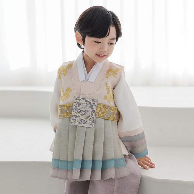 하랑한복 금왕랑 어린이 명절 돌 유아 아동 남아 한복