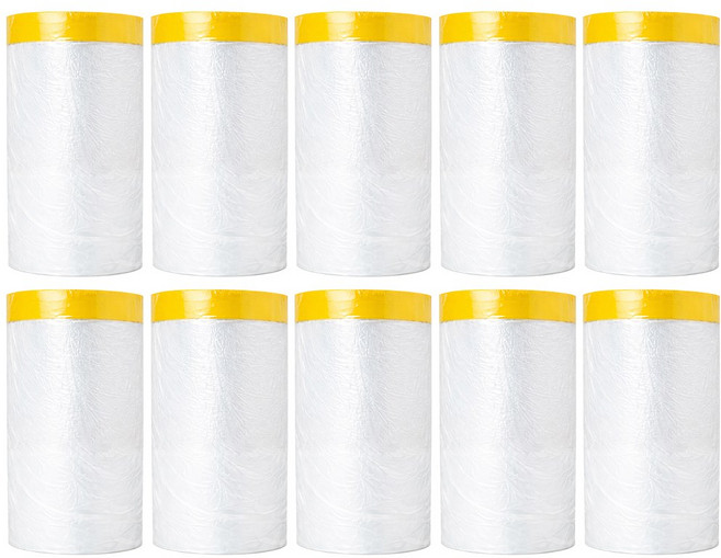 아띠꼴로 비닐 커버링 테이프 카바링 마스킹테이프 보양비닐, 10개