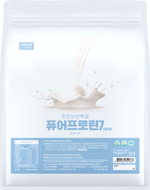 프로틴스토리 맛있는 단백질 퓨어프로틴7 3kg 밀크쉐이크, 1개