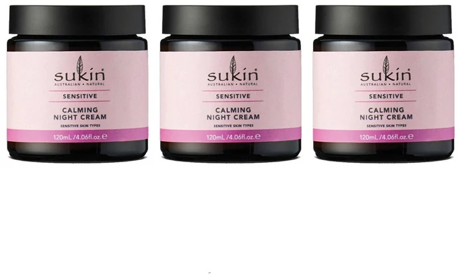 수킨(Sukin) 수킨 센시티브 카밍 나이트 크림 120mlX 3개, 360ml, 1세트 - 쿠팡
