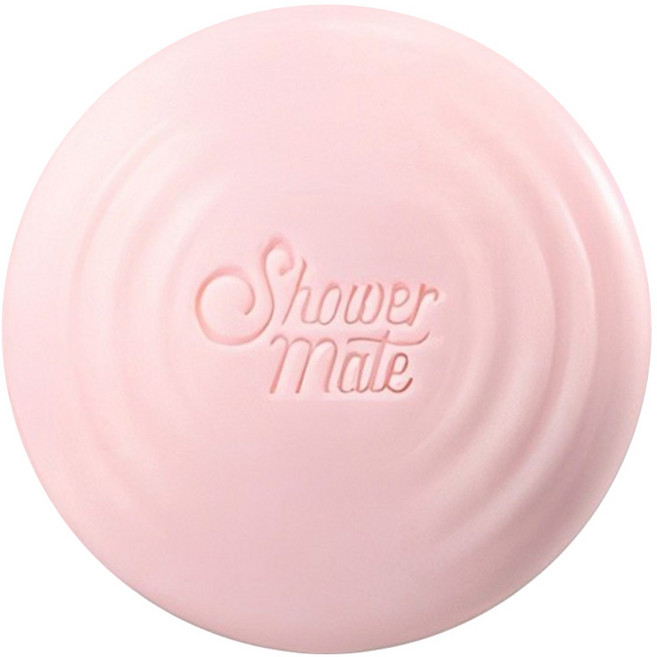 샤워메이트 산양유 딸기 비누, 90g, 1개입