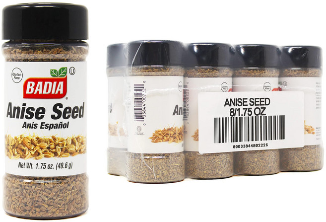 바디아 아니스 씨앗 1.75온스 (8개 팩) Badia Anise Seed 1.75 Oz (Pack Of 8), 1개